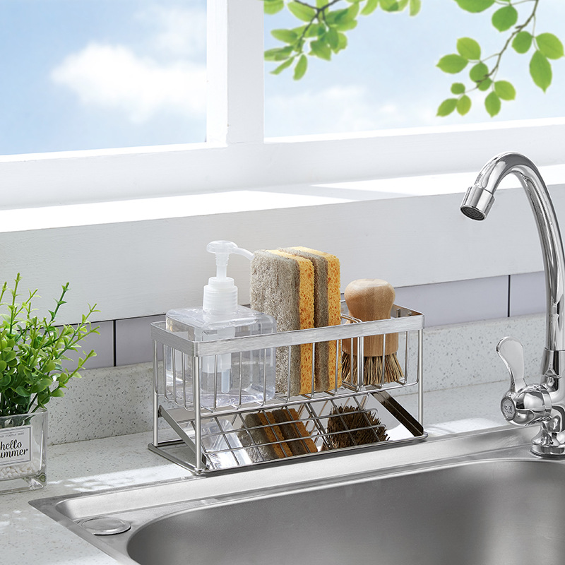Sponge Holder for Kitchen Sink More Than Wood Cutting Boards
